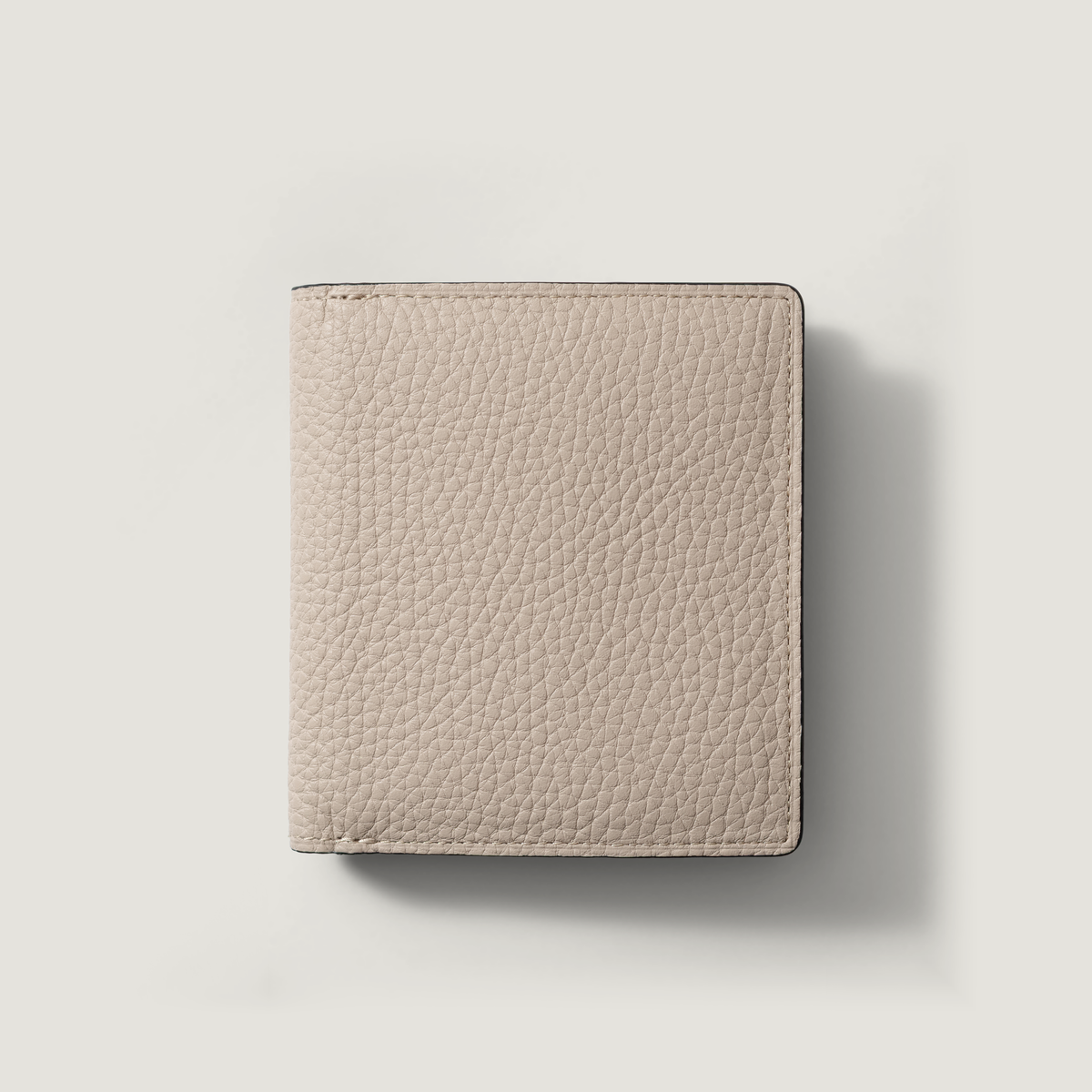 Integral 二つ折り財布 トリヨンラグーン グレ 表面