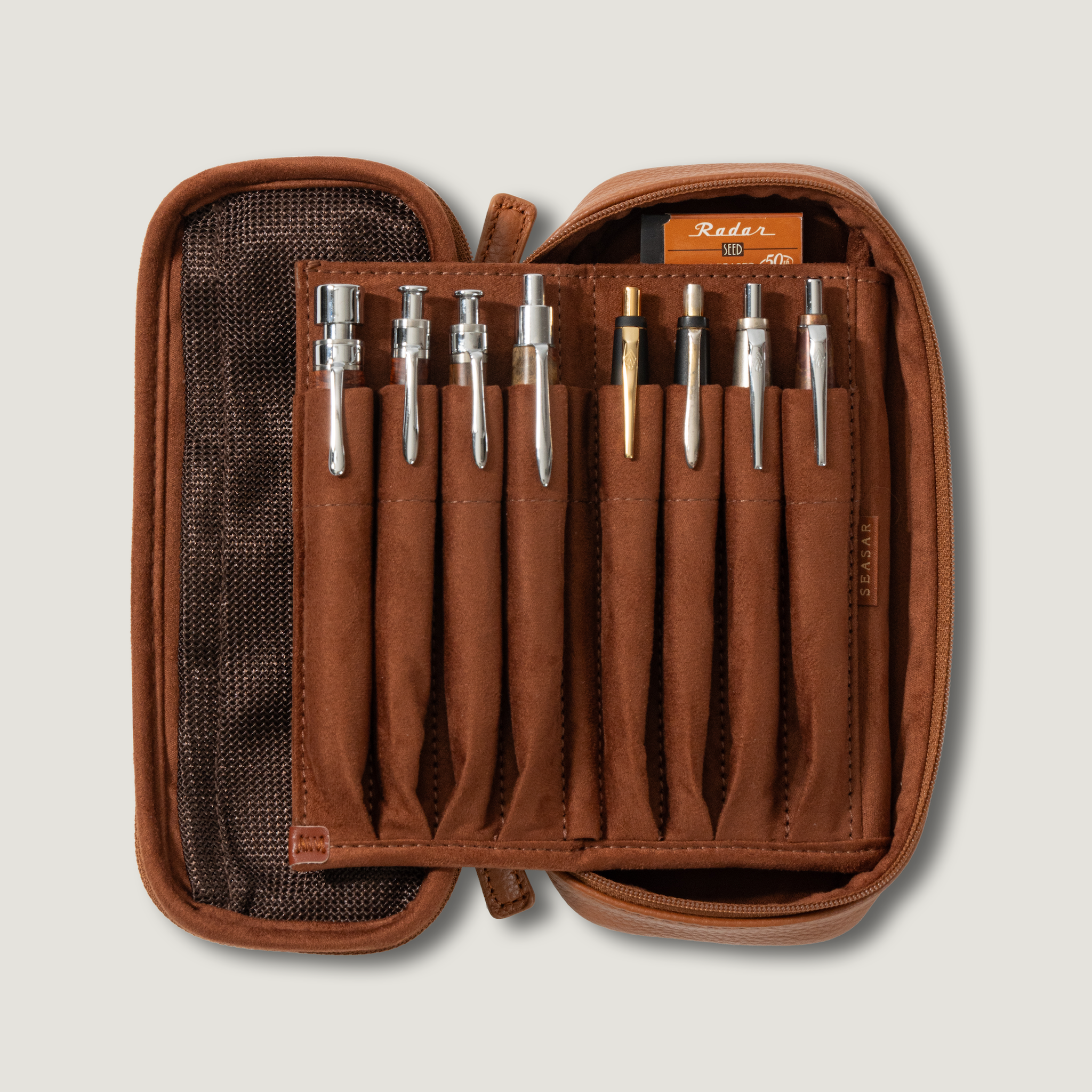 SEASAR OctFold ペンケース エンボスレザー OctFold ペンケース エンボスレザー